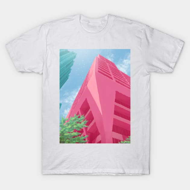 Boston in the spring T-Shirt by THERENDERSHOW